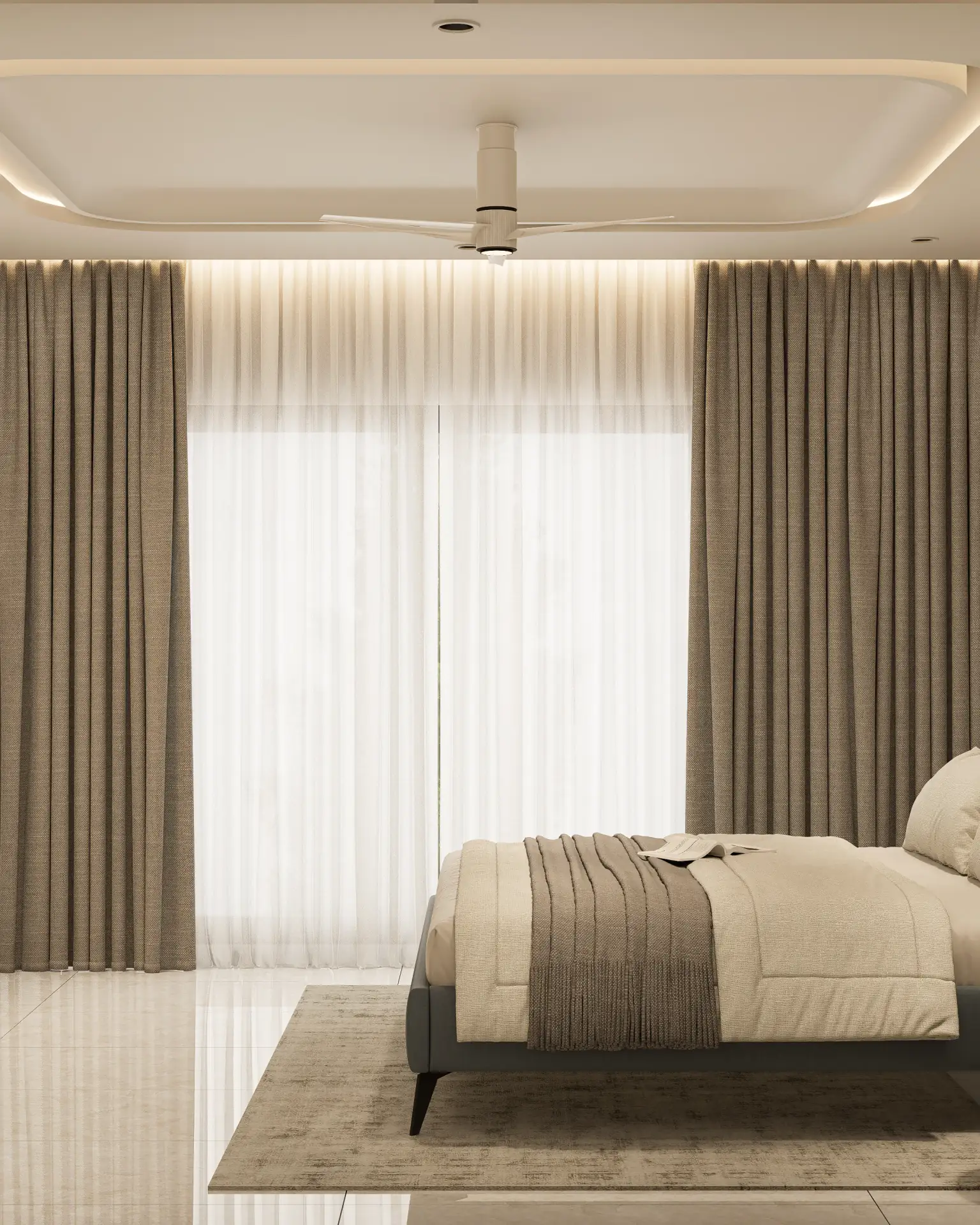 Golden Heights – Living room view 05